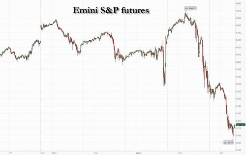 Where's Your TACO Now: Futures Slide, Global Markets Tumble After Trump Unleashes Harsh Tariffs thumbnail