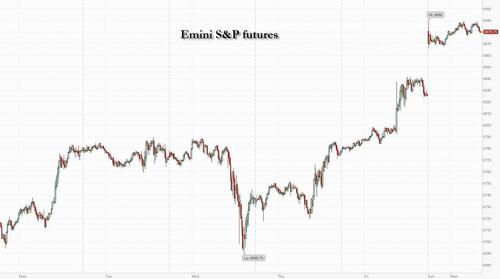 Futures Soar To New Record High On US-China Deal Optimism Futures Soar To New Record High On US-China Deal Optimism