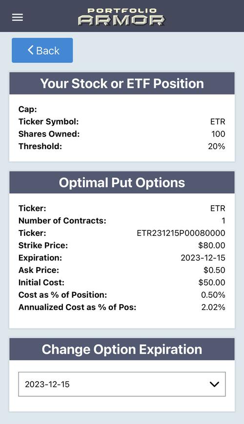 ETR Hedge