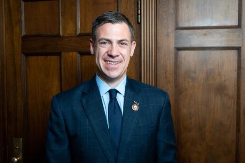 Rep. Jim Banks (R-Ind.) on Capitol Hill in Washington on March 27, 2019. (York Du/NTD)