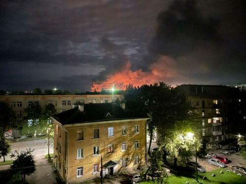 Explosion at Pskov airport