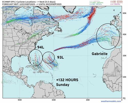 After Historic Lull In Atlantic Basin, Twin Storms At High Risk Of Intensifying