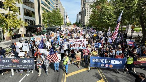 No Kings Kicks Off Across Country As States Prepare For Violence G3jVaCMWEAAHsli 80