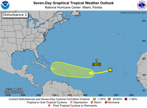 Tracking Tropics: NHC Monitors New Disturbance In Atlantic Basin