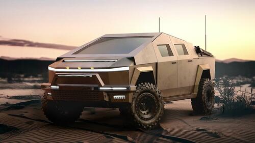 Watch: Cybertruck Robot Arm Demonstrates Next-Gen Drone Launch