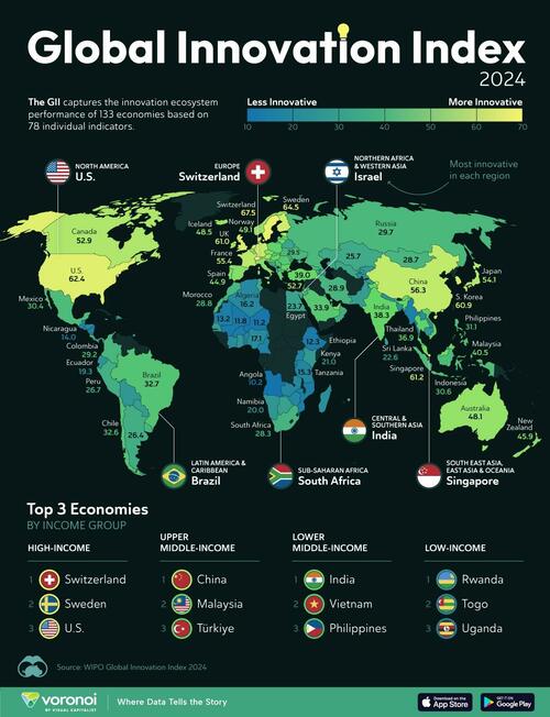 These Are The World’s Most Innovative Countries