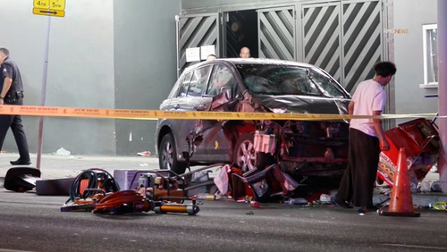 Nearly Two Dozen Injured After Car Plows Into Crowd Outside Los Angeles Nightclub