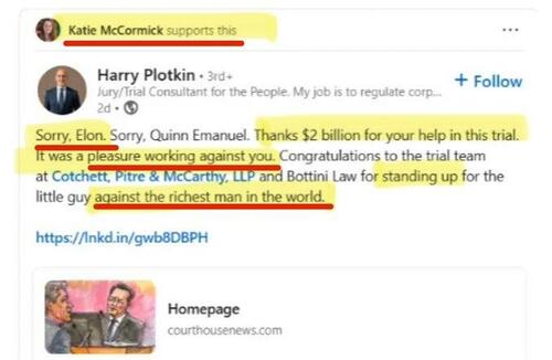 Musk Seeks To Remove Delaware Judge From His Cases After She "Liked" A Post About His Trial Loss