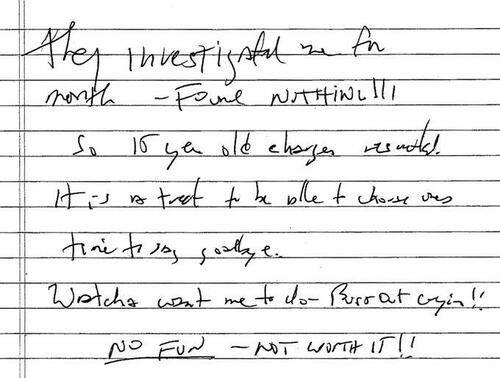 Jeffrey Epstein 'Suicide Note' Emerges