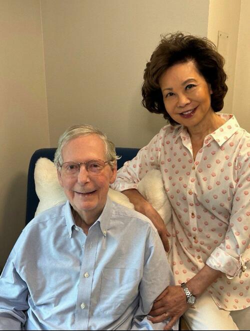 Mitch McConnell Pokes Head Out Of Shell With New 'Proof Of Life' Pic From Rehab