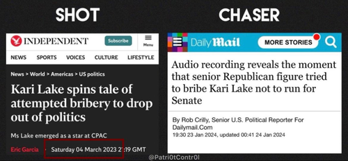 Kari Lake Demands Resignation Of “Corrupt” GOP Chair Caught Trying To Bribe Her