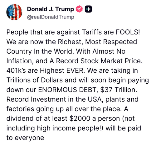 Trump Announces $2,000 'Tariff Dividend' To Be Paid To Most Americans thumbnail