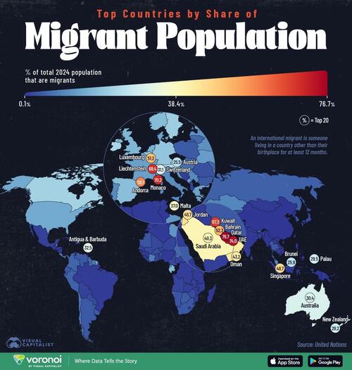 The Countries With The Highest Share Of International Migrants May Surprise You thumbnail