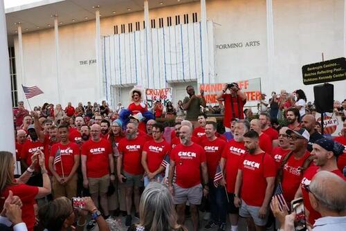 Leftists Rally To Stop Trump's Renovations To Crumbling Kennedy Center