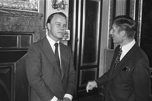 Ernst Albrecht and Dries van Agt