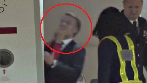 Watch: Macron’s Wife Smacks Him In The Face In Front Of Press