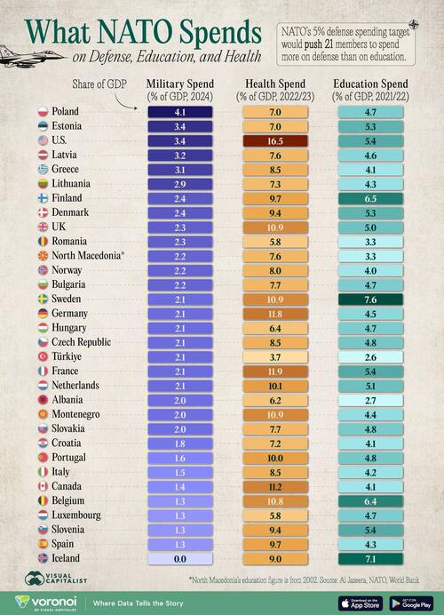 What NATO Countries Spend On Military, Health, & Education thumbnail