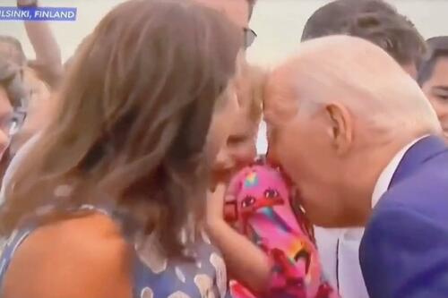 Watch: Creepy Joe Mouths A Little Girl In Finland In Strangest Incident Yet