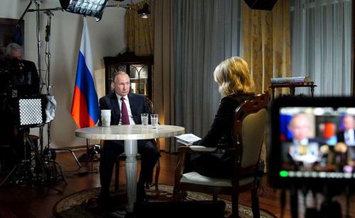 Vladimir Putin with Megyn Kelly