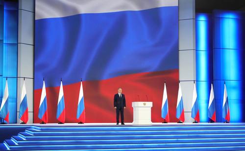 Putin addresses the Russian General Assembly