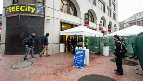 The Tenderloin Center for the homeless in San Francisco.