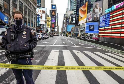 Man Stabbed In Broad Daylight In Times Square Collapses While Yelling "Save The Children"