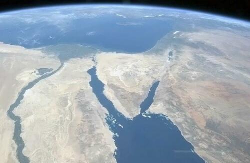 Sinai as seen from space