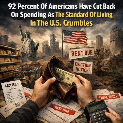 92% Of Employed Americans Have Cut Back On Spending As The Standard Of Living In The US Crumbles