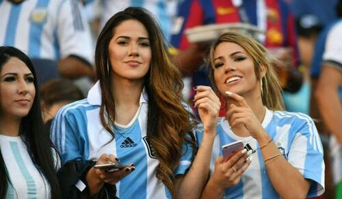 Argentine soccer fans.