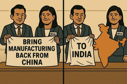 Vivek and Nikki propose moving manufacturing back from China--to India.