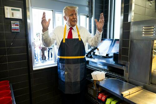 President Trump at McDonald's