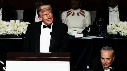 Trump Brutally Roasts Dems; Schumer Shocked, Kamala ‘No Show’ At Al Smith Dinner