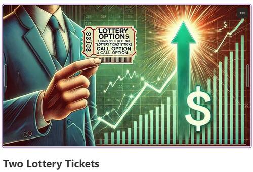 Lottery ticket imagery.