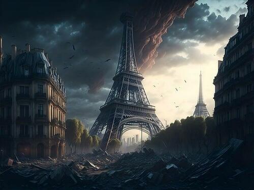 Paris after a near miss