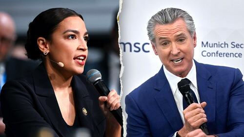 Giddy EU Elites Gush Over Newsom & AOC’s Brave New World (Same As The Broken Old World Order)
