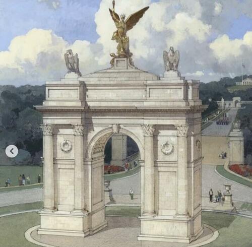 Trump Says Triumphal Arch Construction Just Two Months Away