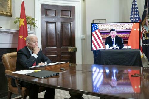 Xi Warns Biden “Those Who Play With Fire Will Get Burned” In Over 2 Hour Call