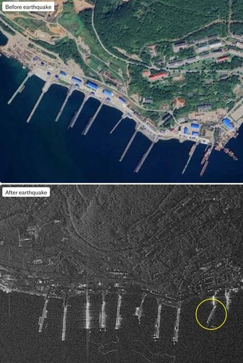 Russian Nuclear Submarine Base Damaged By Tsunami, Satellite Images Reveal thumbnail