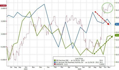 ‘Sustained Resilience’: US Services Surveys Mixed In November