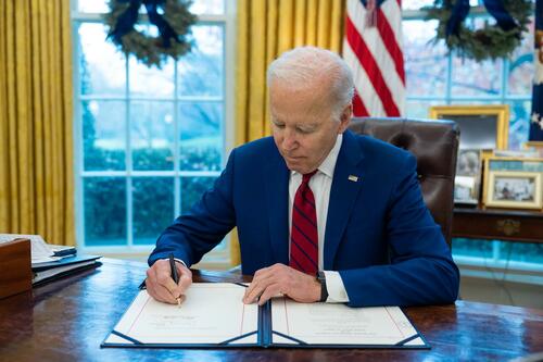 ‘Curiouser & Curiouser’, Is Joe Biden Serving Two Masters? Biden%20desk