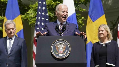 Watch Live: Biden Signs NATO Accession Protocols For Sweden & Finland