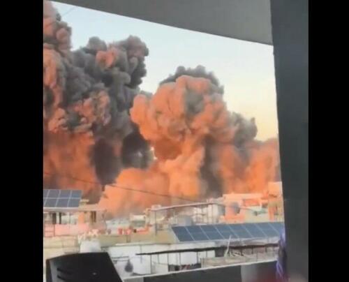 Massive Israeli Airstrikes In Beirut Target Central Hezbollah HQ, Nasrallah
