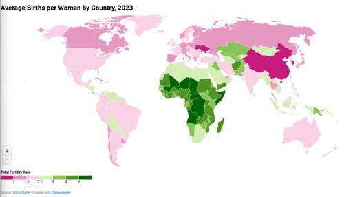 An Impending Population Crisis? World Fertility Rate Hits 60-Year Low