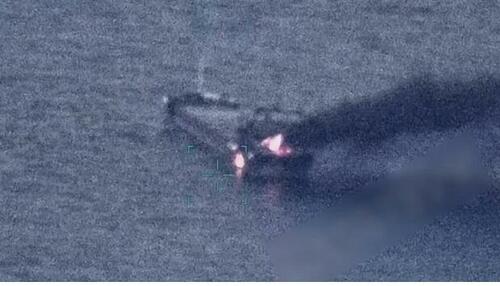 Russian Drone Strike Sets Turkish Cargo Ship Ablaze In Black Sea, Killing One