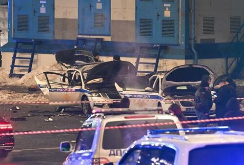 Moscow Police Targeted In Deadly Car Bombing On 4th Anniversary Of Russian Invasion