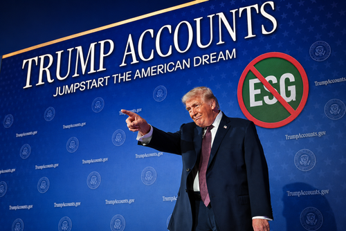 Treasury Bars Scammy ESG Funds From Trump Accounts, Citing Left-Wing 'Political Activism' Concerns