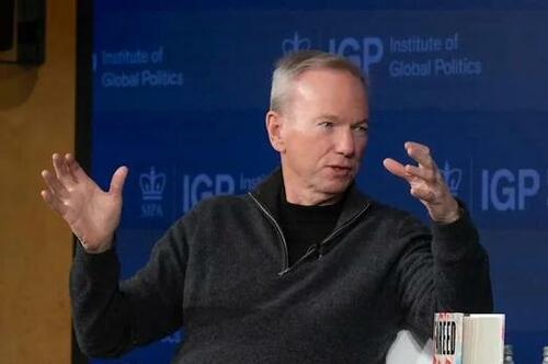 ‘Major Geopolitical Issue’: Eric Schmidt Warns ‘Majority Of The World’ Will Choose China’s ‘Open’ AI Over America’s ‘Closed’ Models