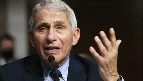 Fully vaxxed and double-boosted mask-lover Tony Fauci is ailing