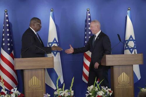 Defense Minister Yoav Gallant Meets with US Secretary of Defense Lloyd Austin