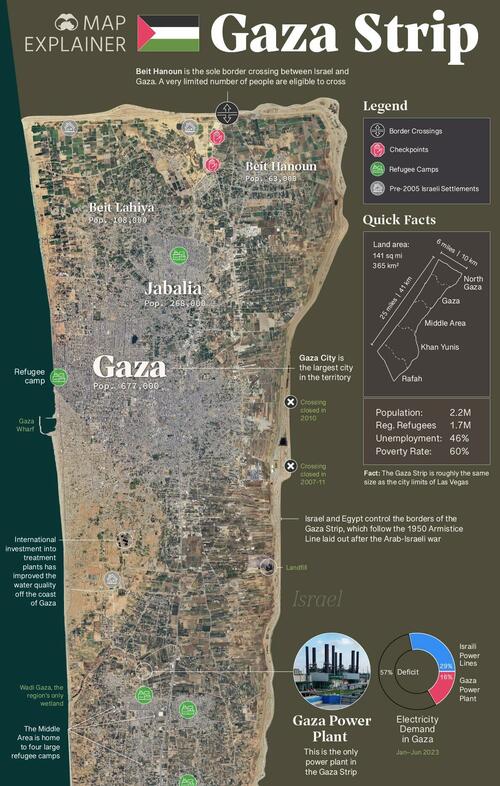 Map Explainer: The Gaza Strip